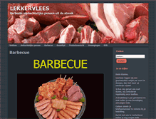 Tablet Screenshot of lekkervlees.be